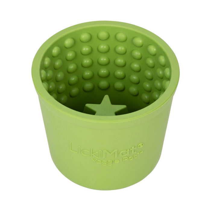 Lickimat Rubber Yoggie Pot Dog Feeder