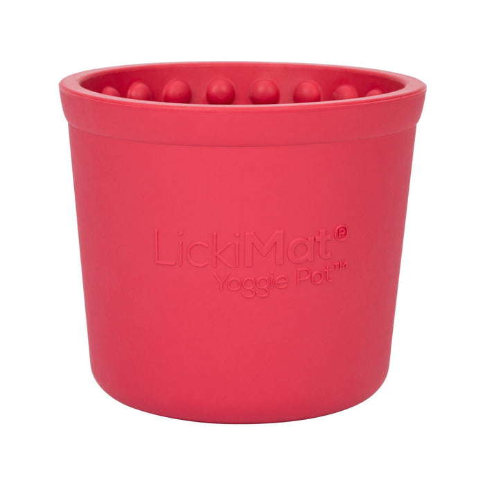 Lickimat Rubber Yoggie Pot Dog Feeder