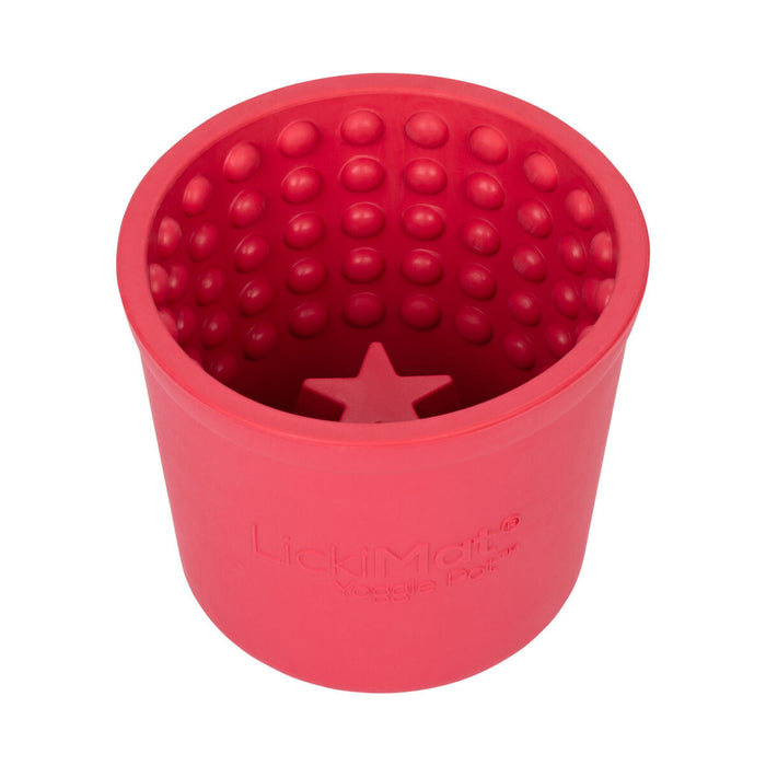 Lickimat Rubber Yoggie Pot Dog Feeder