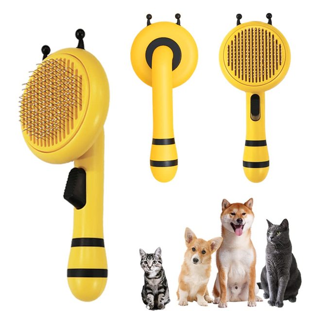 Pumpkin Pet Groomer, Auto-Clean Slicker - VMX PETS