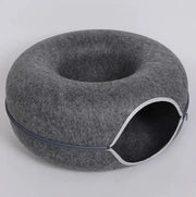 Four Seasons Available Cat Round Felt Pet Nest - VMX PETS - VMX PETS