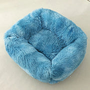 Plush Square Cat Bed: Warm Winter Pet Nest for Small Dogs and Cats - VMX PETS - VMX PETS