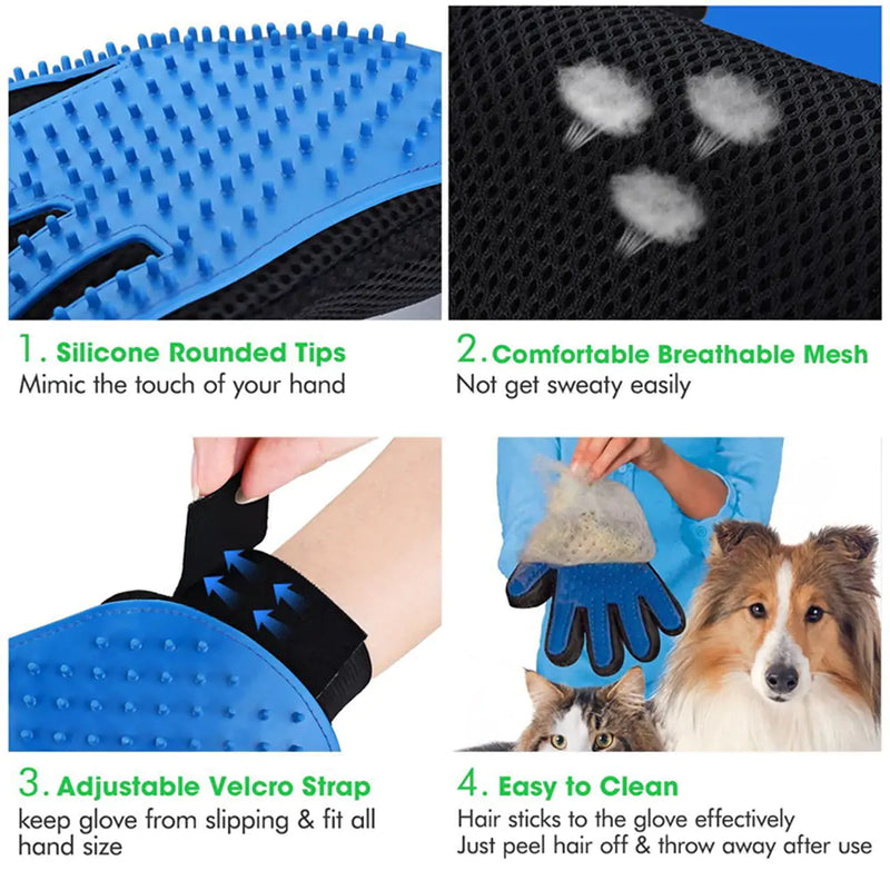 Pet Grooming Brush Glove - VMX PETS - VMX PETS