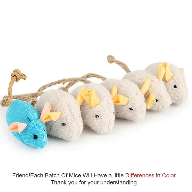 Pet Toy Mice Plush Mouse Cat Toy For Kitten - VMX PETS - VMX PETS
