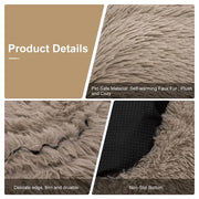 Cozy Round Pet Lounger Bed for Large Dogs and Cats - VMX PETS - VMX PETS