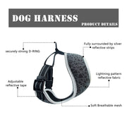 Adjustable Reflective Pet Harness - VMX PETS - VMX PETS