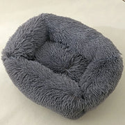 Plush Square Cat Bed: Warm Winter Pet Nest for Small Dogs and Cats - VMX PETS - VMX PETS