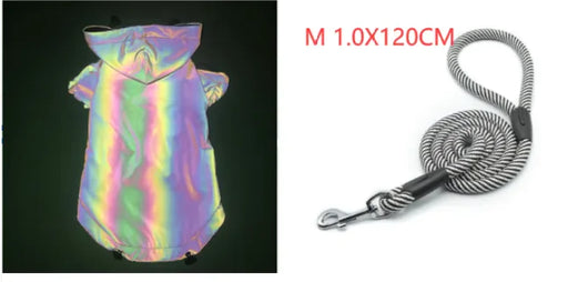 Reflective Windbreaker Hoodie for Dogs – Stylish Pet Coat - VMX PETS - VMX PETS