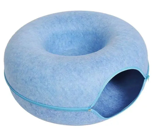 Four Seasons Available Cat Round Felt Pet Nest - VMX PETS - VMX PETS