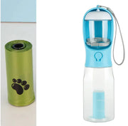 Portable Cat Dog Water Bottle Food Feeder Drinker Poop Dispenser 3 In 1 Leak-proof Multifunctional Dog Water Bottle Pet Products - VMX PETS - VMX PETS