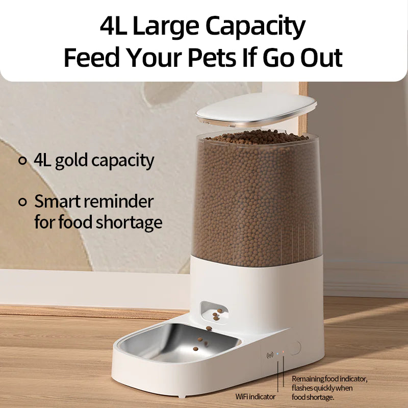 4L Automatic Pet Feeder Cat Food Dispenser - VMX PETS - VMX PETS