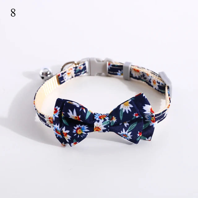Plaid Print Pet Bow Tie Collar - VMX PETS - VMX PETS