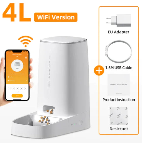 4L Automatic Pet Feeder Cat Food Dispenser - VMX PETS - VMX PETS