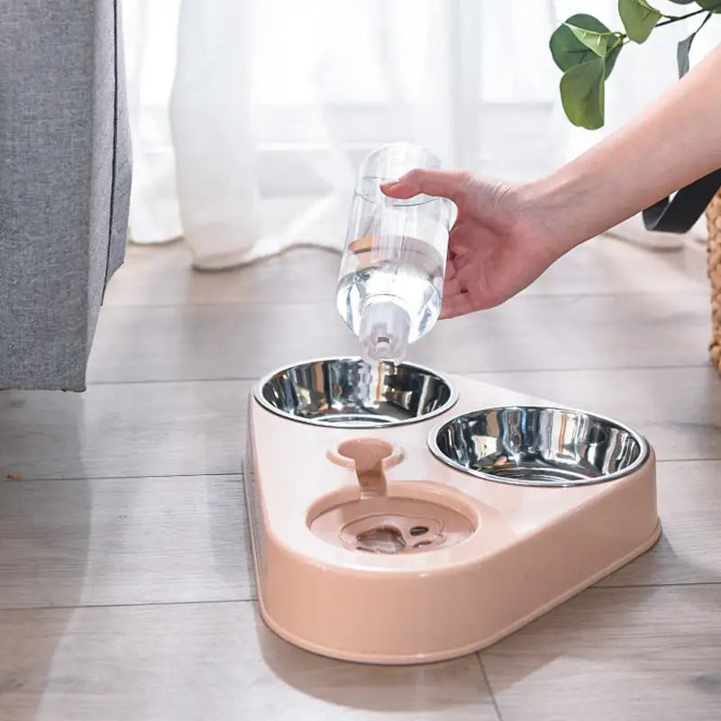3-in-1 Pet Bowl with Auto Feeder - VMX PETS - VMX PETS