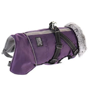 Pet Warm Fur Collar Cotton-padded Jacket - VMX PETS - VMX PETS