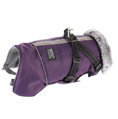 Pet Warm Fur Collar Cotton-padded Jacket - VMX PETS - VMX PETS