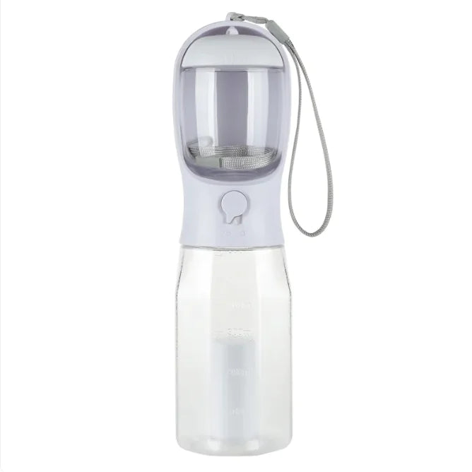 Portable Cat Dog Water Bottle Food Feeder Drinker Poop Dispenser 3 In 1 Leak-proof Multifunctional Dog Water Bottle Pet Products - VMX PETS - VMX PETS