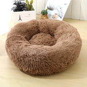 Soft Winter Warm Long Plush Donut Pet Bed - VMX PETS - VMX PETS