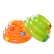 Three Levels Pet Cat Toy Tower Tracks Disc - VMX PETS - VMX PETS