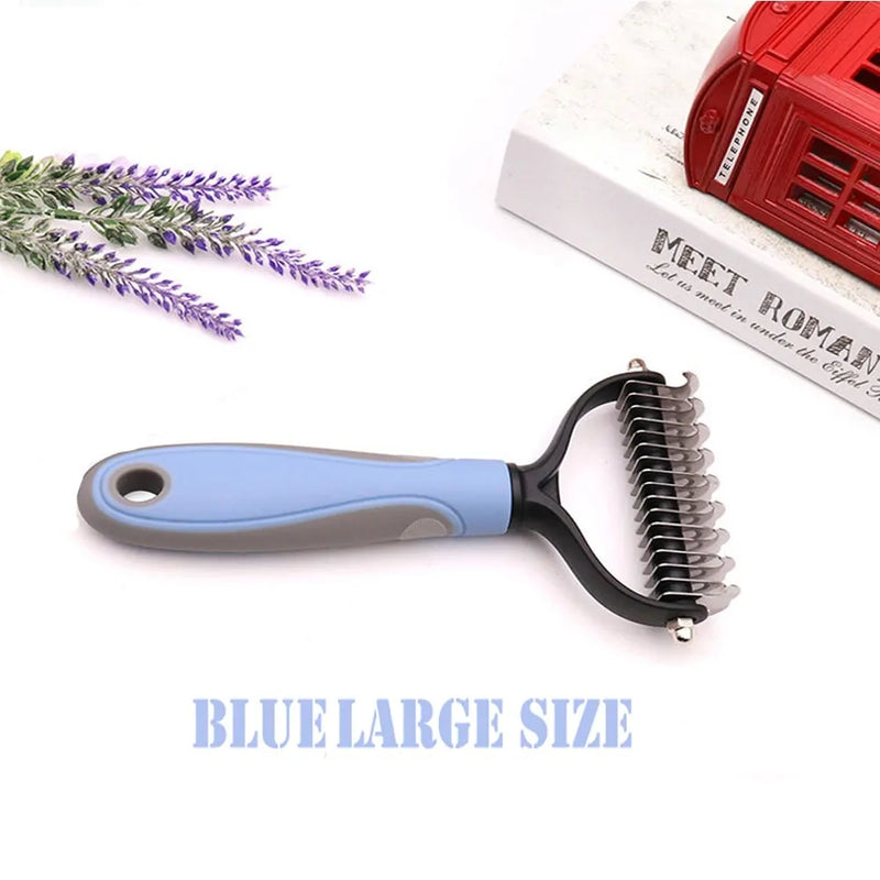 Precise Hair Removal Comb: Dematting and Deshedding Grooming Tool for Dogs and Cats - VMX PETS - VMX PETS