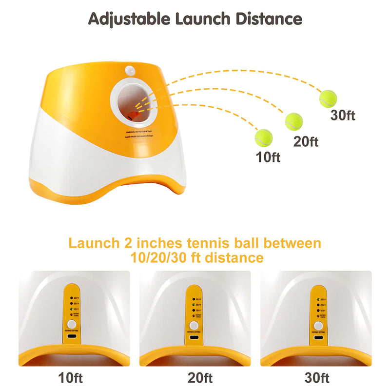 Automatic Throwing Machine Pet Outdoor Toy Ball Dog Tennis Launcher Dog Walking Tool - VMX PETS - VMX PETS