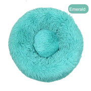 Soft Winter Warm Long Plush Donut Pet Bed - VMX PETS - VMX PETS