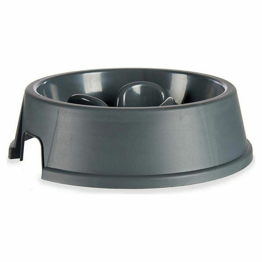 Slow Eating Food Bowl for Pets Anthracite Plastic 1.5 L (Copy) - VMX PETS