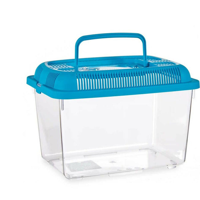 Fish tank With handle Large Blue Plastic 7 L 20 x 20 x 30 cm (8 Units) - VMX PETS