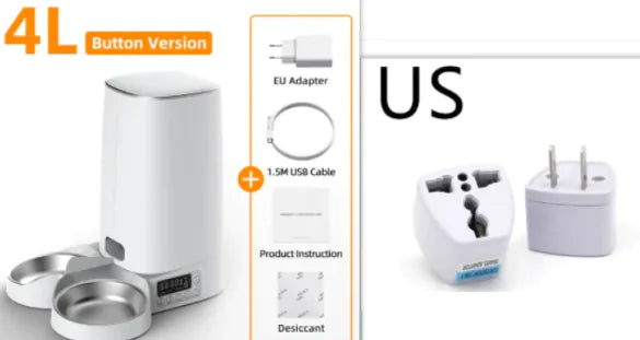 4L Automatic Pet Feeder Cat Food Dispenser - VMX PETS - VMX PETS