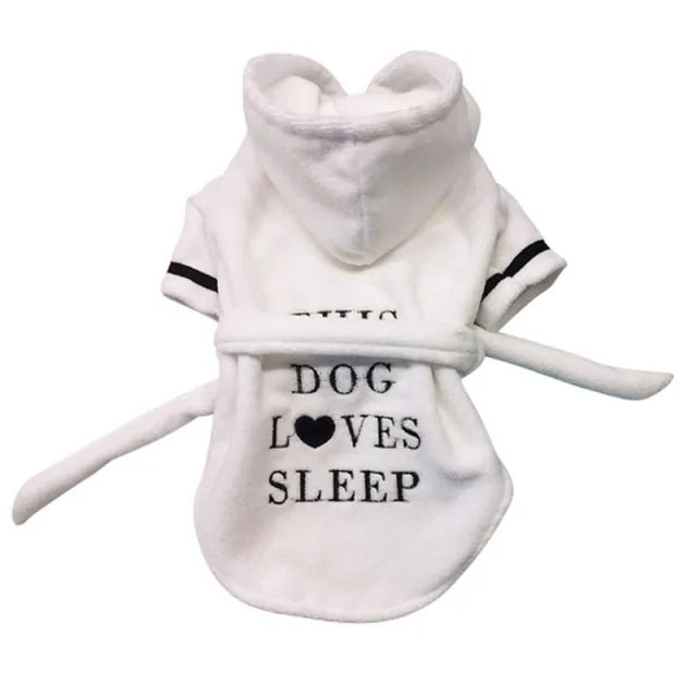 Pet Dog Bathrob Dog Pajamas Sleeping Clothes - VMX PETS - VMX PETS