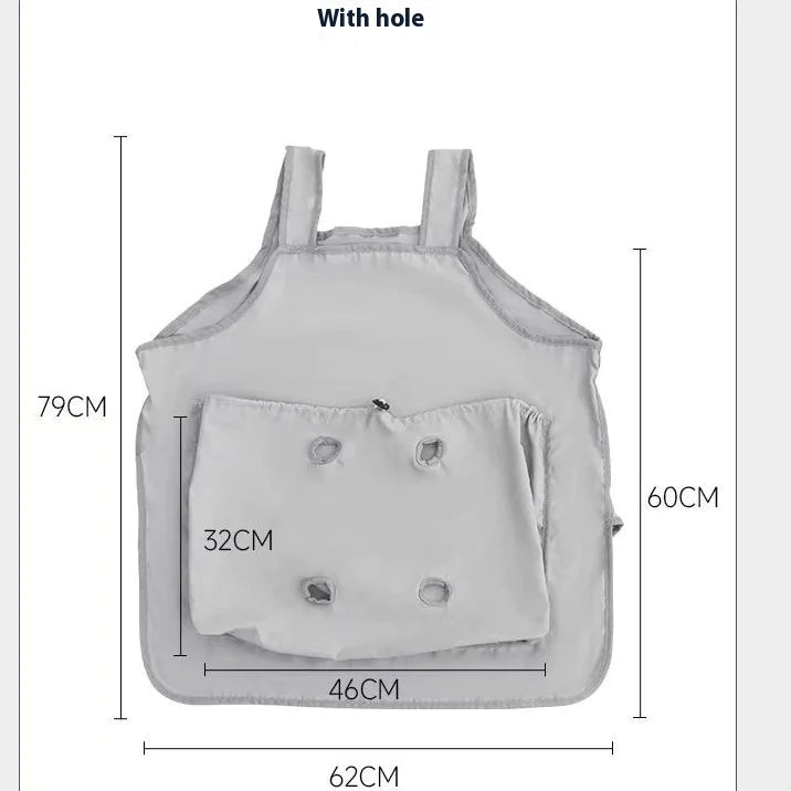 Non-Stick Wool Kangaroo Petting Apron – Convenient & Comfortable for Pet Care - VMX PETS - VMX PETS