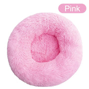 Soft Winter Warm Long Plush Donut Pet Bed - VMX PETS - VMX PETS