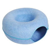Four Seasons Available Cat Round Felt Pet Nest - VMX PETS - VMX PETS
