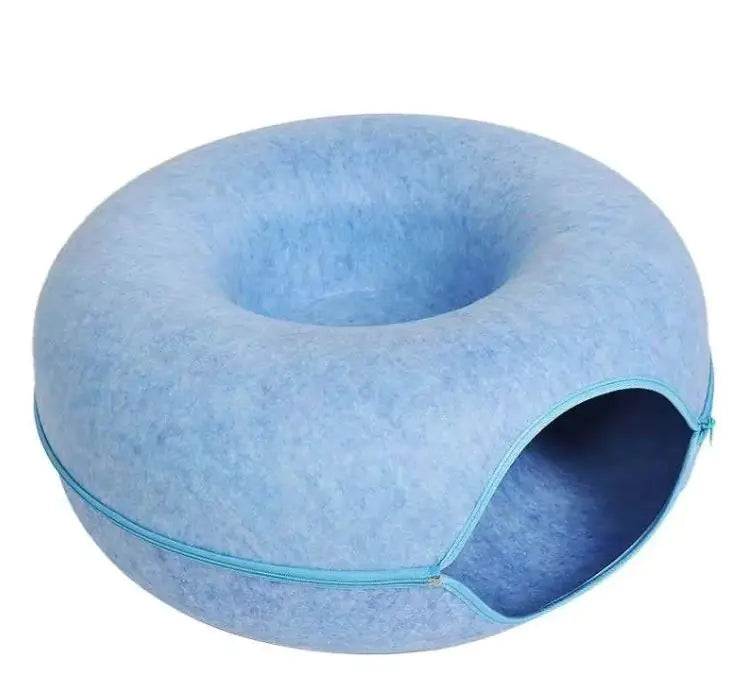 Four Seasons Available Cat Round Felt Pet Nest - VMX PETS - VMX PETS