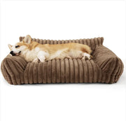 Bedsure Cute Cat Sofa - Soft Corduroy Fleece Pet Bed - VMX PETS - VMX PETS