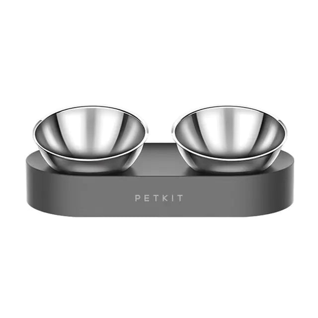 PetKit Stainless Steel Pet Adjustable Double Feeder Bowls - VMX PETS - VMX PETS