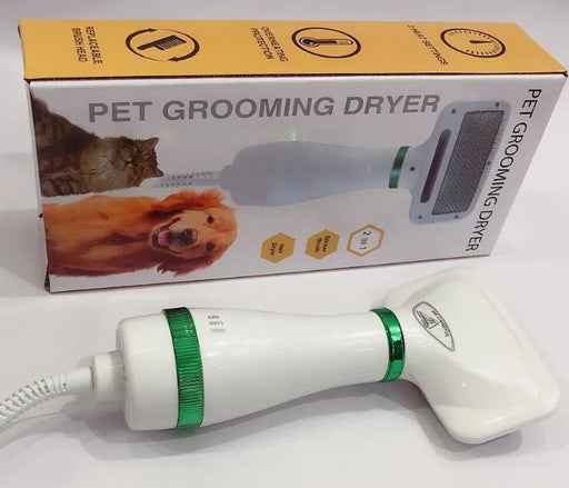Precise Title: 2-in-1 Portable Pet Grooming Dryer and Comb - VMX PETS - VMX PETS