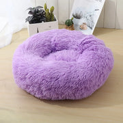Soft Winter Warm Long Plush Donut Pet Bed - VMX PETS - VMX PETS