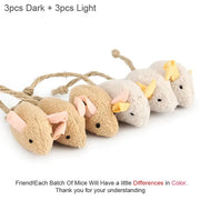 Pet Toy Mice Plush Mouse Cat Toy For Kitten - VMX PETS - VMX PETS