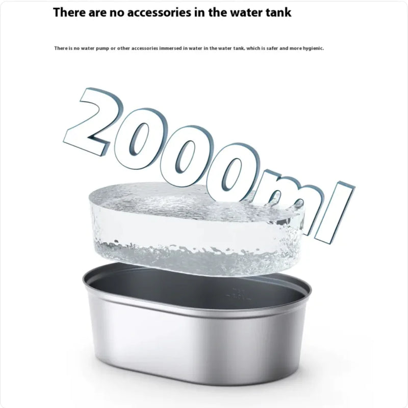 Uha Stainless Steel Automatic Pet Water Dispenser - VMX PETS - VMX PETS