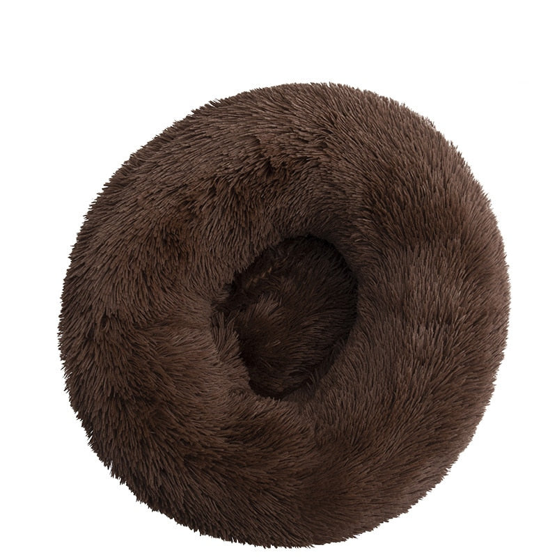 Cozy Round Pet Lounger Bed for Large Dogs and Cats - VMX PETS - VMX PETS
