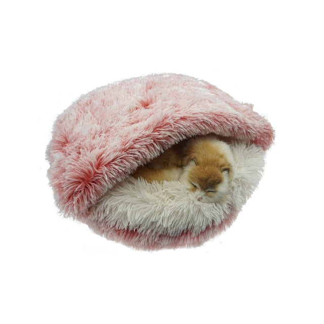 2 In 1 Long Plush Pet Bed - VMX PETS