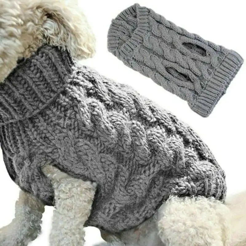 Winter pet Clothes Twist Dog cat Sweaters Warm - VMX PETS - VMX PETS