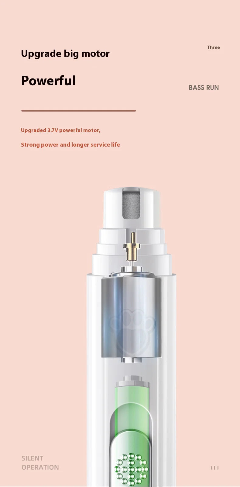 USB Rechargeable Pet Nail Trimmer - VMX PETS - VMX PETS