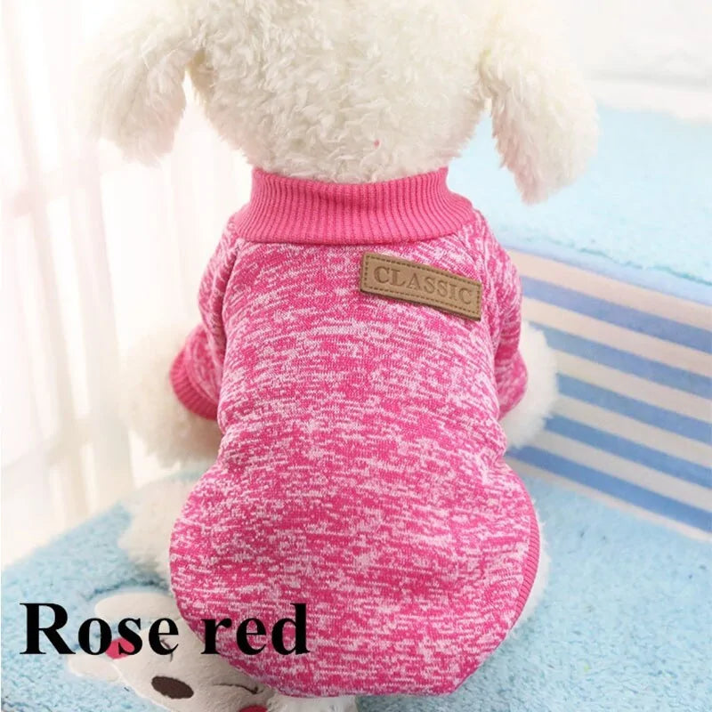 Classic Warm Puppy Pet Cat Winter Fashion Clothes - VMX PETS - VMX PETS