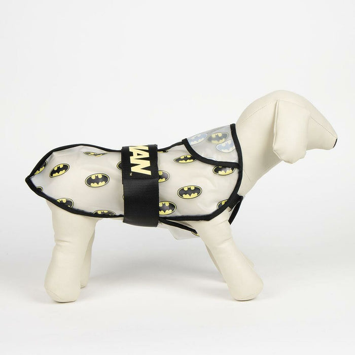 Batman Transparent Yellow Dog Raincoat - VMX PETS