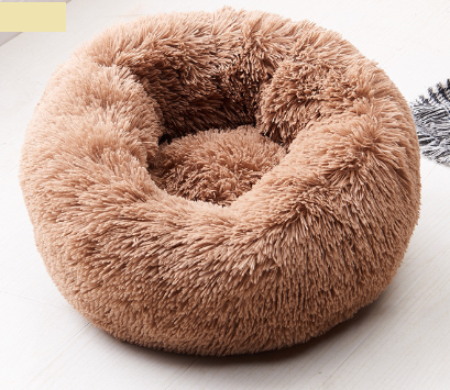 Cozy Round Pet Lounger Bed for Large Dogs and Cats - VMX PETS - VMX PETS