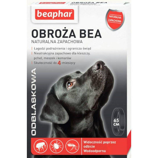 Dog collar Beaphar 65 cm Fleas and ticks Black Dark grey - VMX PETS