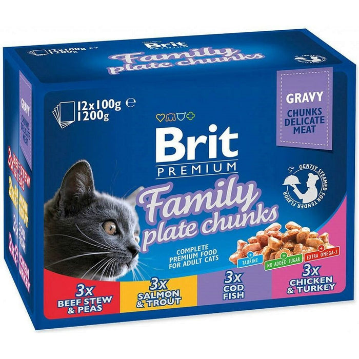 Brit Premium Family Plate Cat Wet Food - VMX PETS