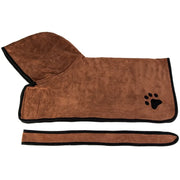 Soft Absorbent Pet Bathrobe with Drying Towel and Hat - VMX PETS - VMX PETS